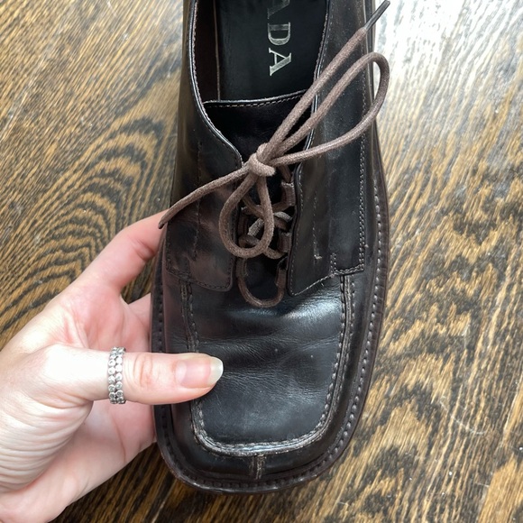 Vintage Prada Loafers (squared toe) - Picture 13 of 15